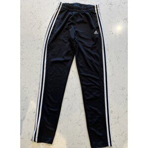 Adidas Women's Climalite Black / White Track Sweat Pants S87551 Joggers Small